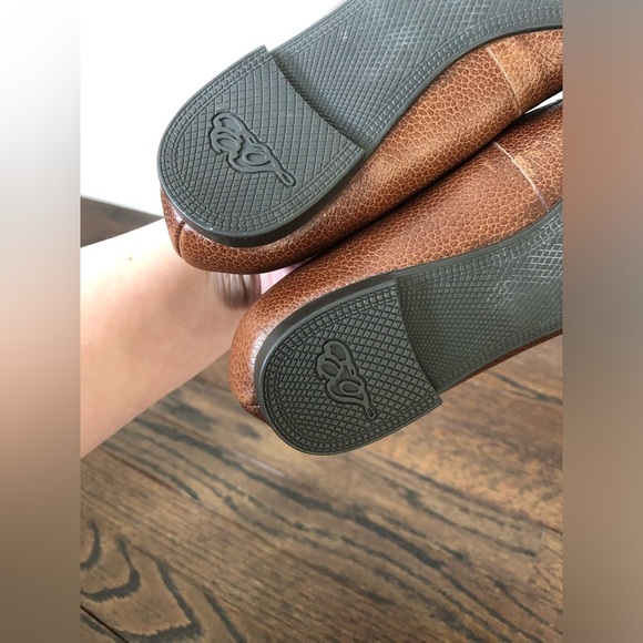 Elie Tahari Women's 36 Roni Ballerina Chestnut Leather Ballet Flats (5.5 US) NEW - Picture 5 of 12